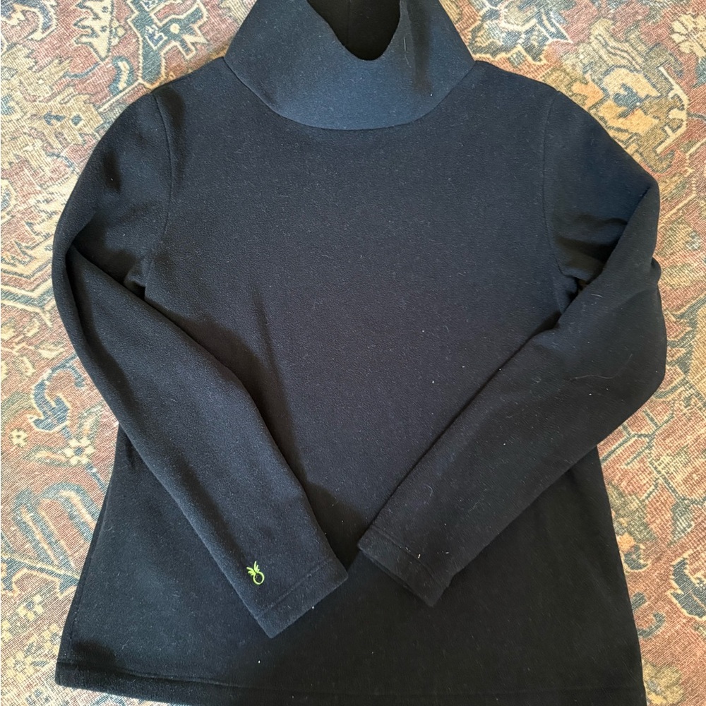 Dudley Stephens Greenpoint Turtleneck in Vello Fleece (Black) - M, Worn Once!